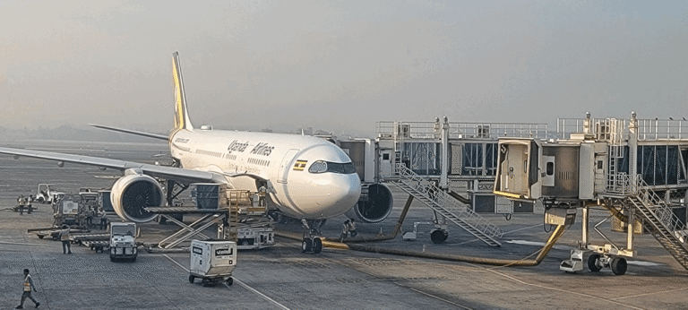 Uganda Airlines now has a direct flight from London's Gatwick airport to Entebbe. So in just 8 hours one can fly from Europe to Uganda and off to the safari - Nandi Adventures