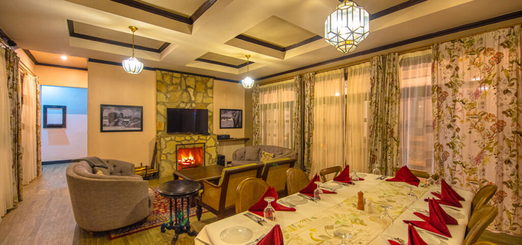 Five Volcanoes Boutique Hotel is one of the midrange accommodations to choose from on your gorilla trekking safari in Rwanda