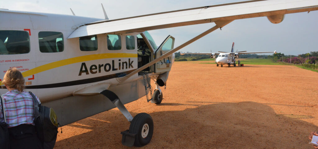 bush planes link up national parks in Uganda and East Africa. If going for a gorilla trek, this is a faster travel option when traveling between national parks - Nandi Adventures