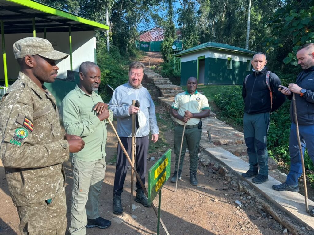 Czech republic speaker and Uganda speaker mountain gorilla trekking in Bwindi 7 | Nandi Adventures Uganda Safari Czech republic speaker and Uganda speaker mountain gorilla trekking in Bwindi 7