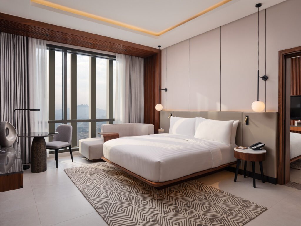 Marriott Kampala luxury safaris with Nandi Adventures 10 | Nandi Adventures Uganda Safari Marriott Kampala bedroom_luxury safaris with Nandi Adventures