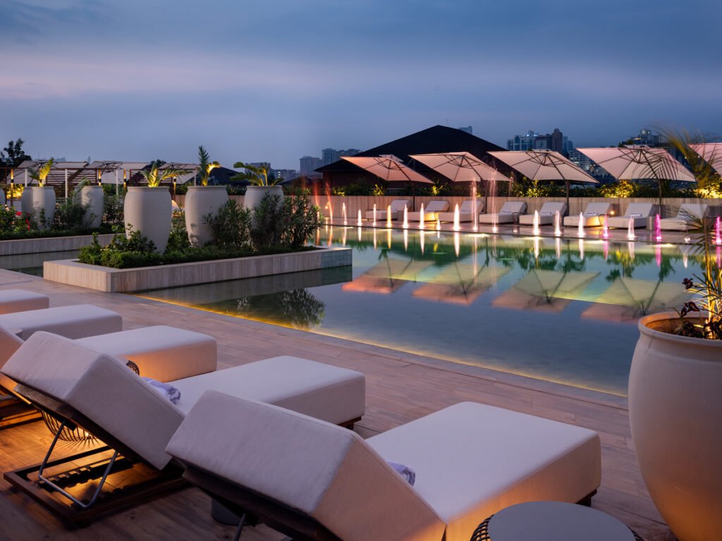 Marriott Kampala luxury safaris with Nandi Adventures 2 | Nandi Adventures Uganda Safari Kampala Marriott Hotel_Pool - luxury safaris with Nandi Adventures